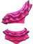 Tek Omuz Su Taşı Detaylı Büyük Fırfırlı Pembe 50UV Kız Çocuk Bikini Takımı By Nessi Byrd 2