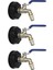 3x Ibc Küresel Çıkış Musluk Tankı 3/4 Inç Gıda Sınıfı Drenaj Adaptörü S60X6 1000 L Yağmur Suyu Kabı Pirinç Hortum Musluğu (Yurt Dışından) 1