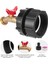 Ibc Tank Adaptörü, 275-330 Galonluk Tote Tank Için 2,36 Inç Ince Dişli Adaptör, Pirinç Hortum Musluk Vanasıyla Bağlantı (Yurt Dışından) 4