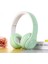 P68 Macaron Style Bluetooth 5.0 Katlanabilir Kablosuz Kulak Üstü Kulaklık Kulaklık Kulaklık-Yeşil (Yurt Dışından) 1