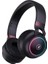 Fıngertıme Rgb Işık Bluetooth 5.0 Kablosuz Kulaklık Hifi Stereo Aux Fm Tf Müzik Oyun Kulaklığı-Siyah (Yurt Dışından) 1
