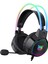 Onıkuma X15 Pro Oyun Kulaklığı 3.5mm Kablolu Kulaklık Rgb Aydınlatma Efekti ile Çevresel Ses Oyun Kulaklığı (Yurt Dışından) 2