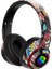 L750 Bluetooth Kulaklık LED Işıklı Serin Graffiti Kulaklık Kulaklık Desteği Tf Kart / Cep Telefonu Bilgisayar Dizüstü Bilgisayar Için 3.5mm Ses Kablolu-Siyah (Yurt Dışından) 1