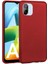 Storepgs Xiaomi Redmi A1 Kılıf Premier Silikon Kapak-Kırmızı 1