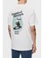 % 100 Pamuk Relaxed Fit Sırt Baskılı T Shirt Erkek T Shirt 50515553 101 2