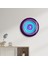 Blue Swirl Yuvarlak Cam Tablo 3