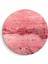 Travertine Stone - Pinkred Yuvarlak Cam Tablo 1