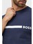 % 100 Pamuk Slim Fit Bisiklet Yaka Logolu T Shirt Erkek T Shirt 50517970 426 4