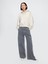Kadın Gri Gap Logo Vintage Soft Crop Sweatshirt 4