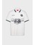 Relaxed Fit Logo Desenli Düğmeli Polo Yaka T Shirt Erkek Polo Yaka T Shirt 50516088 100 4