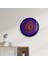 Purple Swirl Yuvarlak Cam Tablo 3