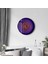 Purple Swirl Yuvarlak Cam Tablo 4