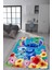 Kaymaz Taban Makinada Yıkanabilir Dijital Baskı Stitch Desenli Çocuk Odası Halısı 0008 1