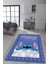 Kaymaz Taban Makinada Yıkanabilir Dijital Baskı Stitch Desenli Çocuk Odası Halısı 0013 1