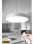 Modern Yüksek Aydınlatmalı Sarkıt LED Avize, Kumandalı Avize, 3 Renk Aydınlatmalı,ofis,salon Avizesi 1