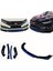Vw Jetta 2005-2010 Mavi Şeritli Ön Ek Ön Lip Piona Black 4 Prç 3