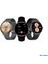 Watch Ultra 5 Amoled Ekran Super Slim Tasarım Waterproof 3 Kordonlu Akıllı Saat Titanyum Siyah 3