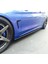 Bmw 4 Serisi G22 2020+ F30 Düz Marşpiyel 4 Parça ve Mavi Şeritli Ön Lip Ön Ek Piona Black 4 Prç 2