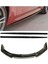 Vw Jetta 2005-2010 F30 Düz Marşpiyel 4 Parça ve Gri Şeritli Ön Lip Ön Ek Piona Black 4 Prç 1