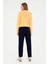 Kadın Lacivert Pantolon (Kanvas-Chino) 50290902-Vr033 4