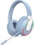 L850 Kulak Üstü Kablosuz Bluetooth 5.1 Kulaklık Rgb Işık E-Spor Oyun Kulaklığı Desteği Tf Kart-Mavi (Yurt Dışından) 1