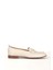 Br 04037 Gerçek Deri Kadın Loafer Bej 1
