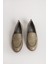 Br 04037 Gerçek Deri Kadın Loafer Yeşil 4