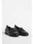 Br 04037 Gerçek Deri Kadın Loafer Siyah 2
