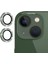 Iphone 11-12-12 Mini Uyumlu Taşlı 3D Kamera Lens Koruyucu Yeşil [2'li Set] 1