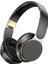 Gn-25 Bas Baş Üstü Kulaklık Stereo Kulaklık Bluetooth Kulaklık, 40MM Titreşimli Diyafram ve 3,5mm Ses Jakı-Siyah (Yurt Dışından) 1