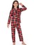 Kız Çocuk Ekose Desenli Pijama Takımı 12135 1