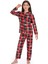 Kız Çocuk Ekose Desenli Pijama Takımı 12135 2