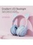 BT029C Çıkarılabilir Mikrofonlu Bluetooth Kablosuz Kulaklık Rgb LED Ayarlanabilir Başa Monte Kulaklık Çocuklar Stereo Müzik Kedi Kulak Katlanır Kulaklıklar-Pembe (Yurt Dışından) 4