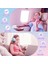 BT029C Çıkarılabilir Mikrofonlu Bluetooth Kablosuz Kulaklık Rgb LED Ayarlanabilir Başa Monte Kulaklık Çocuklar Stereo Müzik Kedi Kulak Katlanır Kulaklıklar-Pembe (Yurt Dışından) 5
