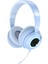 Ke-29 Kulak Üstü Kablosuz Bluetooth Kulaklık Rgb Işıklı Oyun Müzik Mikrofonlu Kulaklık-Mavi (Yurt Dışından) 1