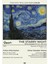 The Starry Night Van Gogh Büyük Boy Poster 50 x 70 cm 1