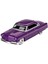 1:64 Diecast Lincoln Capri Hot Rod 1954 Purple Metallic Model Araba 1