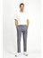 Super Slim Fit Ekstra Dar Kesim Pamuklu Örme Klasik Kumaş Pantolon 3