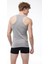 Erkek Gri 3 Lü Paket %100 Pamuk Ribana Sporcu Atleti 3M039-E 4