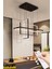Modern, Yüksek Aydınlatmalı Sarkıt LED Avize, Kumandalı Avize, 3 Renk Aydınlatmalı, Salon Avizesi 1
