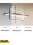 Modern, Yüksek Aydınlatmalı Sarkıt LED Avize, Kumandalı Avize, 3 Renk Aydınlatmalı, Salon Avizesi 6