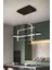 Modern, Yüksek Aydınlatmalı Sarkıt LED Avize, Kumandalı Avize, 3 Renk Aydınlatmalı, Salon Avizesi 4