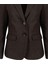 Vatkalı Slim Fit Ceket - Kahve 3