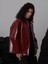 Zeytin Çekirdeği Oversize Ceket - Bordo 1