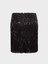 Boru Boncuklu Payetli Mini Etek - Siyah 4