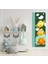 Sevimli Civcivler Boy Ölçme Cetveli Çocuk Odası Duvar Sticker 2