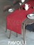 Kırmızı Renk Kadife Dokulu Runner Dream Series 40 x 140 2