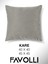 Kadife Dokulu Ekru Renk Kırlent Kılıfı Dream Serisi Punch Için Uygun Gizli FERMUAR50 x 30 cm 5