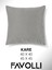 Kadife Dokulu Açık Gri Kırlent Kılıfı Dream Serisi Punch Için Uygun Gizli FERMUAR50 x 30 cm 5