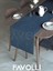 Derin Mavi Renk Kadife Dokulu Runner Dream Series 40 x 140 2